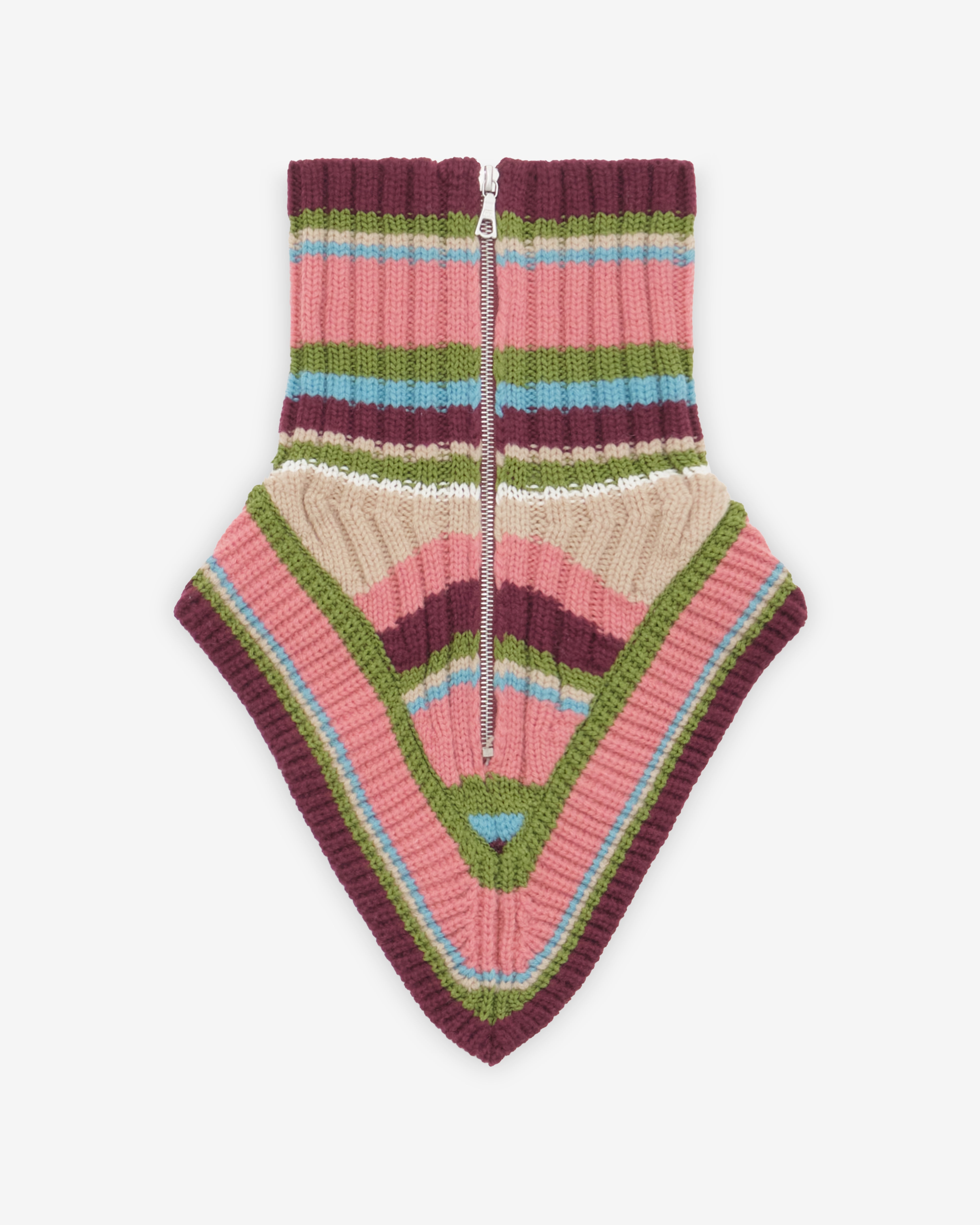 Dries Van Noten: Men's Morriso Stripe Collar (Old Rose) | DSMNY E-SHOP