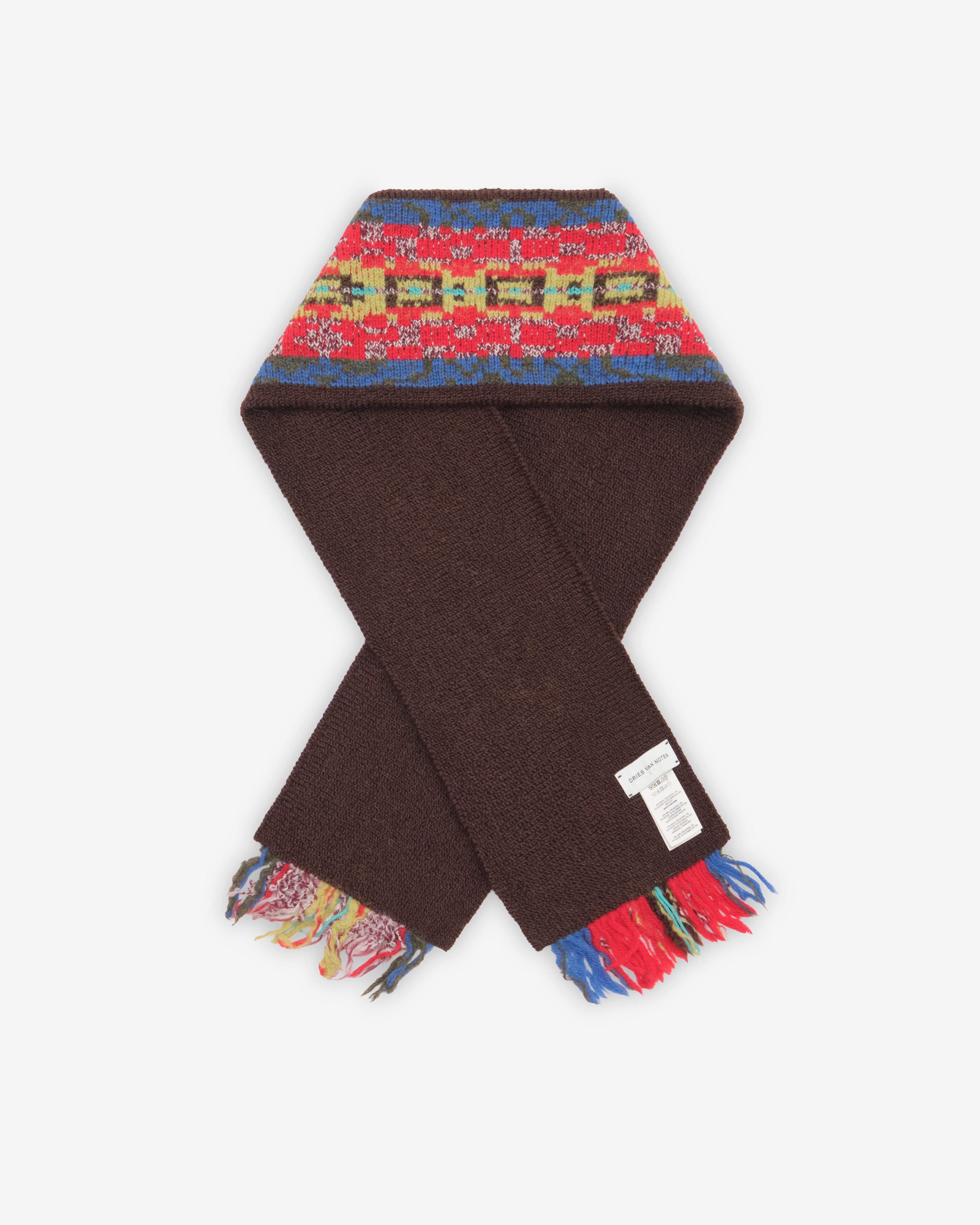 Dries Van Noten: Men's Marka Scarf (Red) | DSMNY E-SHOP