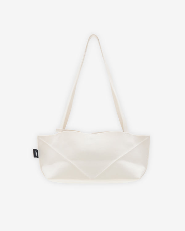 softromaine - Women's Square Origami Knit Rectangle Bag - (Tofu)