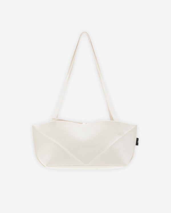softromaine - Women's Square Origami Knit Rectangle Bag - (Tofu)