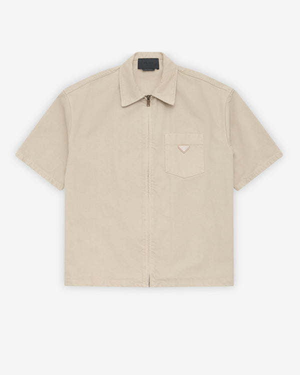 Prada - Men's Old Denim Shirt - (Sand)