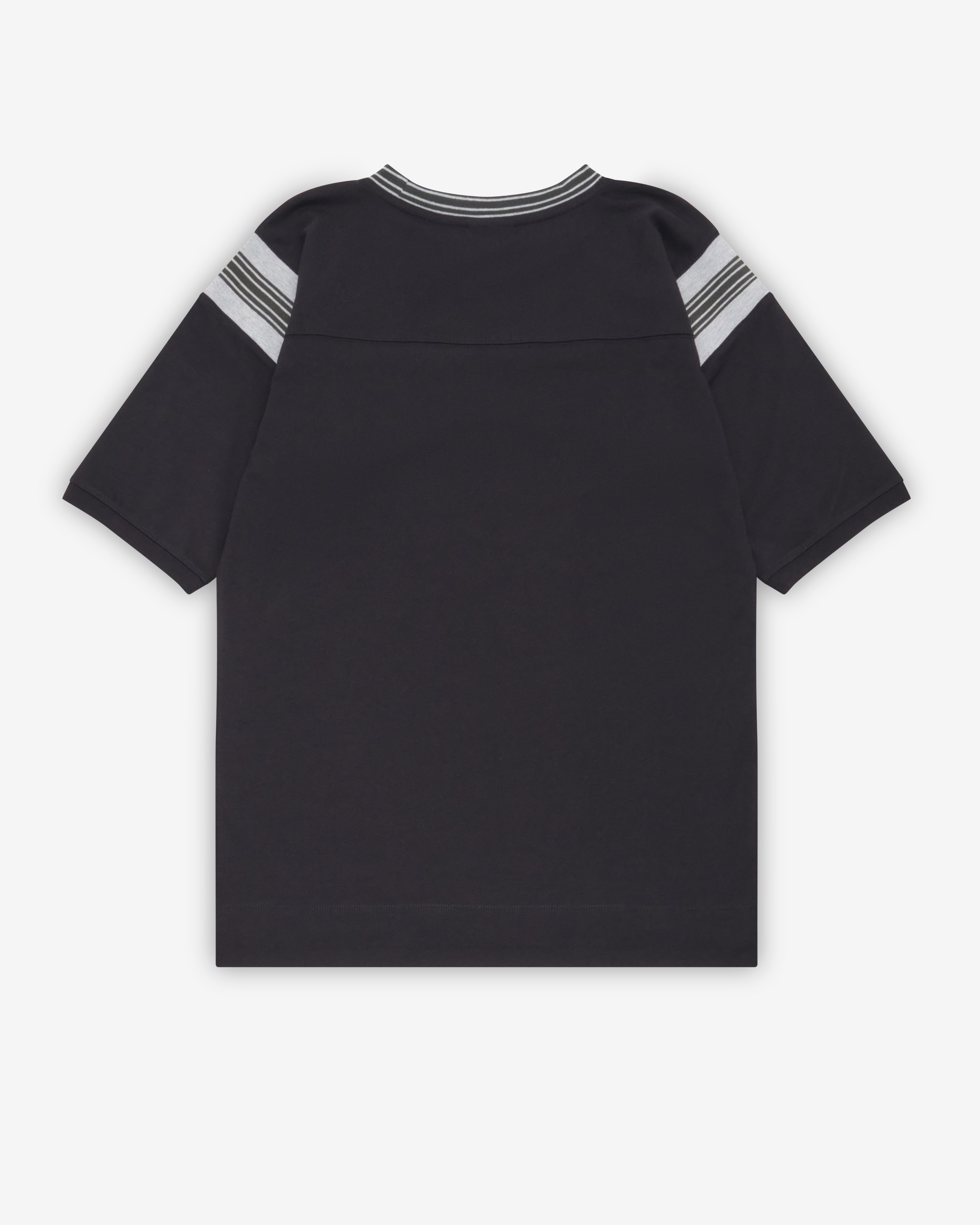 DRIES VAN NOTEN キルティング 半袖 トップス 38 Dries Van Noten: Men's Hettino T-Shirt (Black) | DSMNY E-SHOP