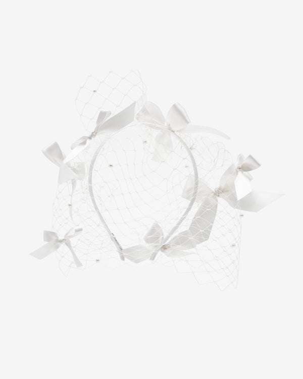 Stephen Jones - Women's Calais Bow Veil - (Ivory)