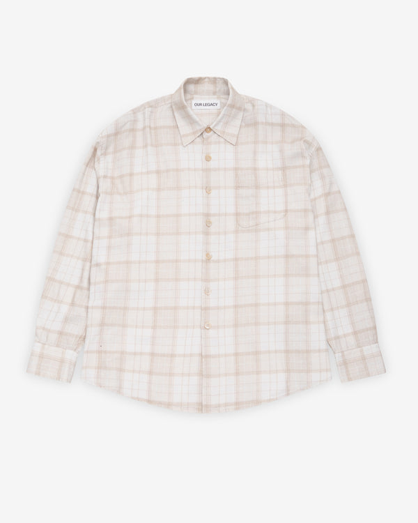 Our Legacy - Men's Borrowed Shirt - (Stella Check)