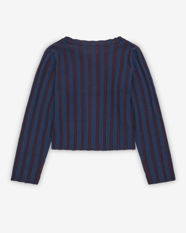 Eckhaus Latta - Men's Keyboard Zip Cardigan - (Port)