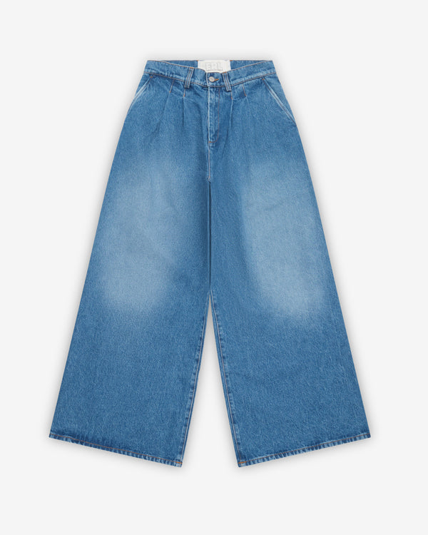 ERL - Men's Pleated Jeans - (Blue)