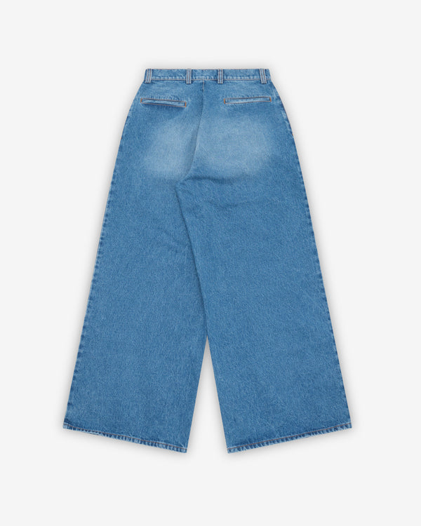 ERL - Men's Pleated Jeans - (Blue)