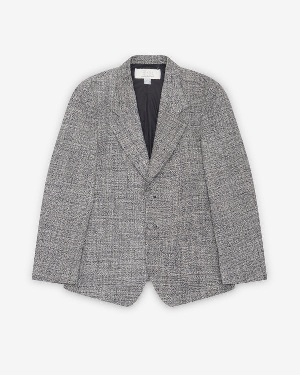 ERL - Men's Tweed Blazer - (Black/White)