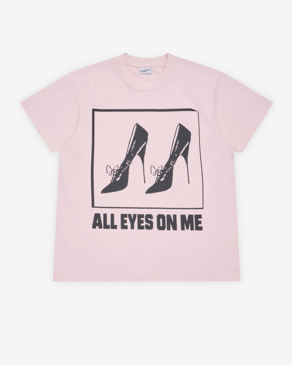 Vaquera - Women's All Eyes On Me Oversized Tee - (Pink)