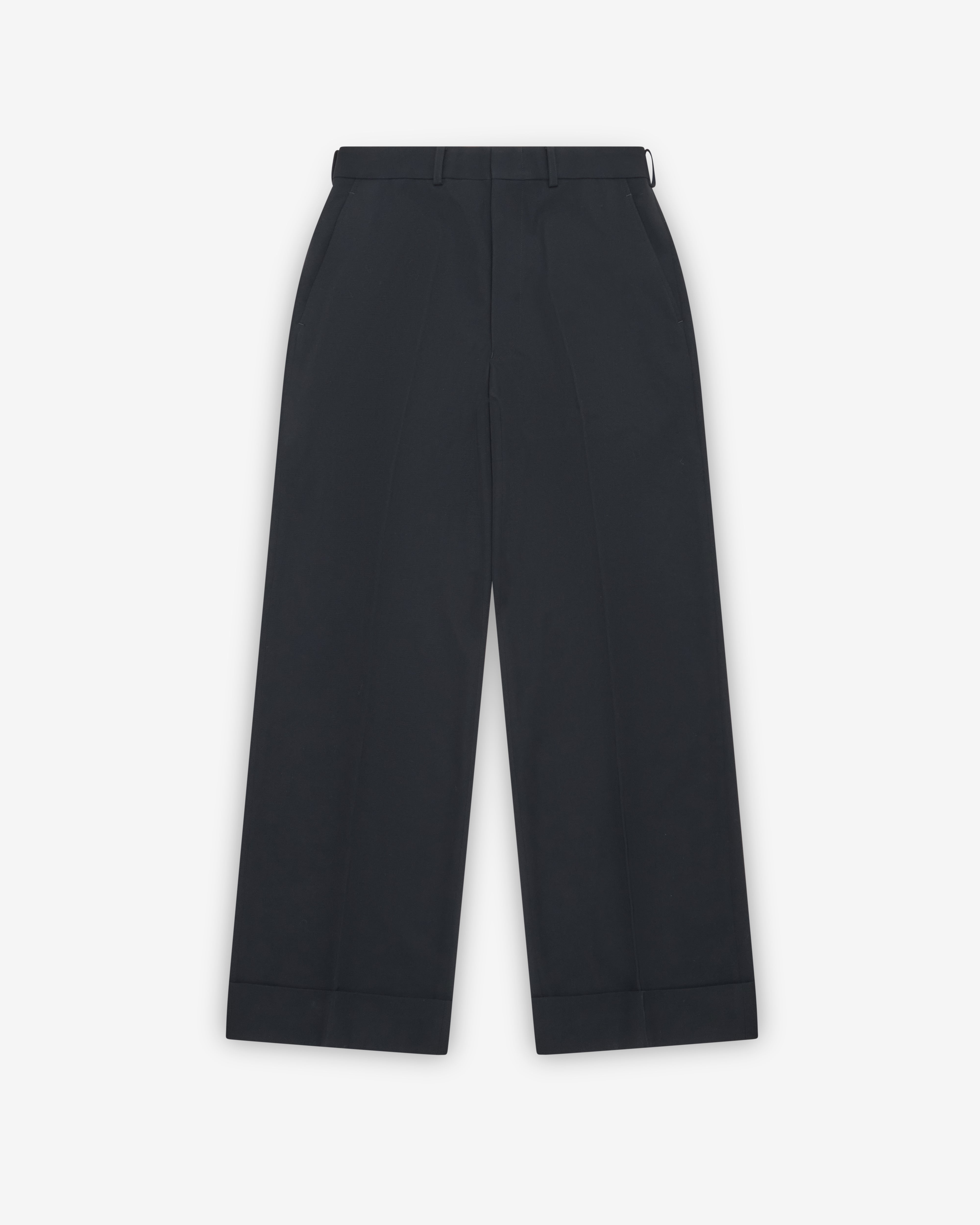 Junya Watanabe: Women's Cuffed-Hem Pants (Black) | DSMNY E-SHOP
