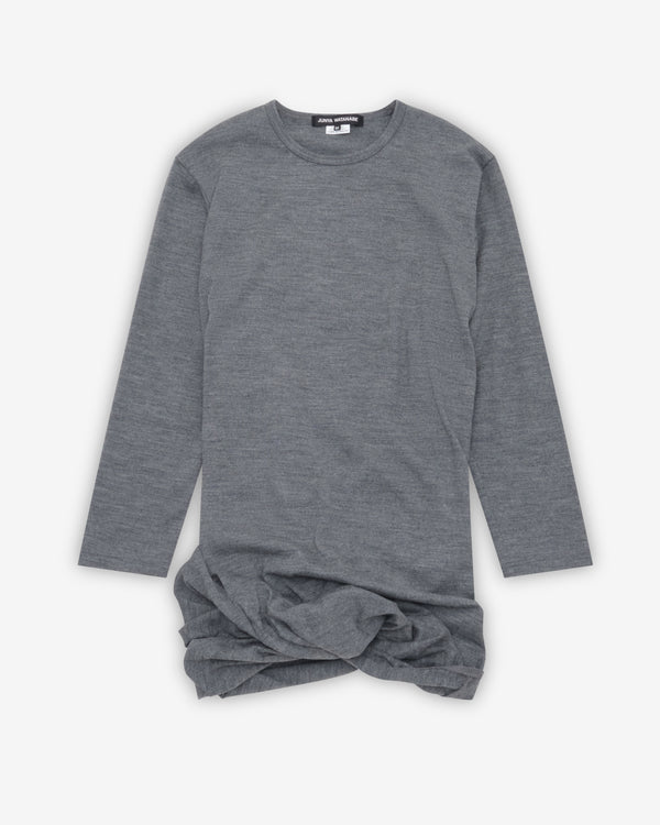 Junya Watanabe - Women's Scrunched T-Shirt - (Gray)