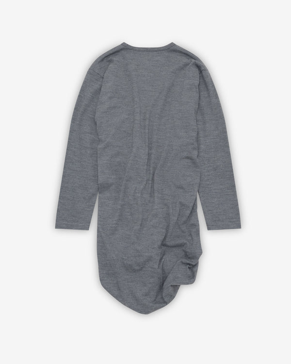 Junya Watanabe - Women's Scrunched T-Shirt - (Gray)
