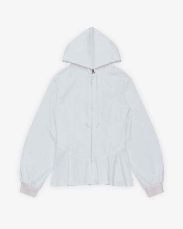 Noir Kei Ninomiya - Women's Corset Sweatshirt - (White)