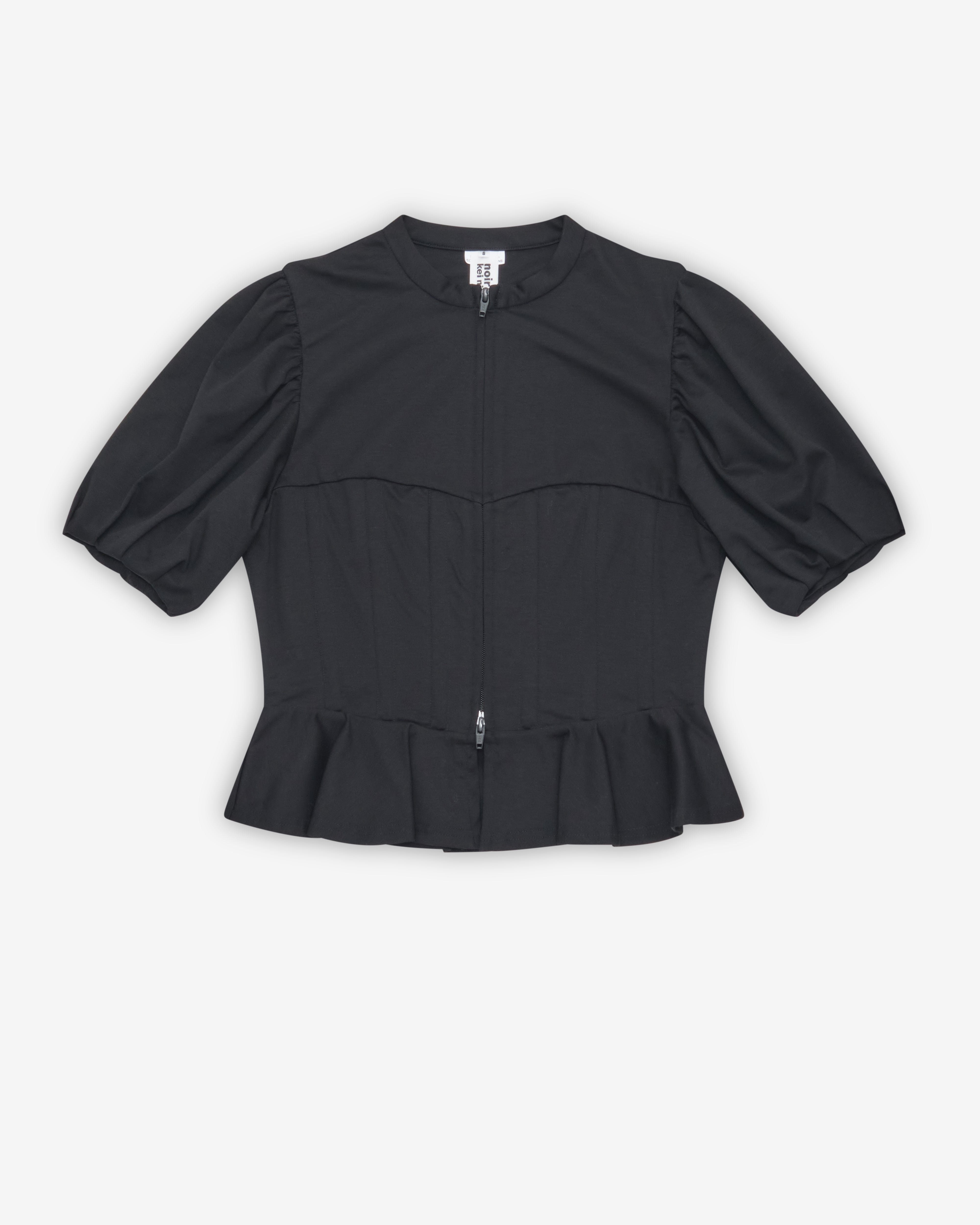 トップス 25FW noirkeininomiya Noir Kei Ninomiya: Women's Corset T-Shirt (Black) | DSMNY E-SHOP
