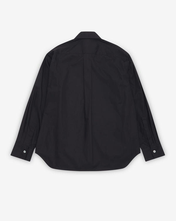 Tao - Women's Ruffle Button Down Shirt - (Black)
