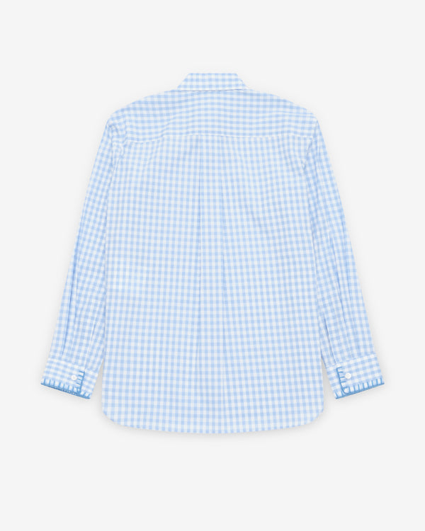 Tao - Women's Gingham Blouse - (Sax/White)