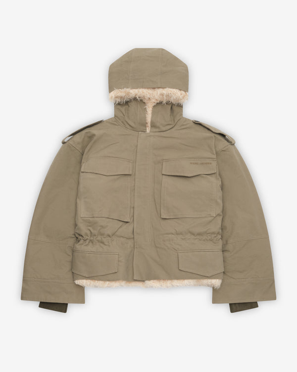 Marc Jacobs - Women's Cropped Cargo Parka - (Khaki)