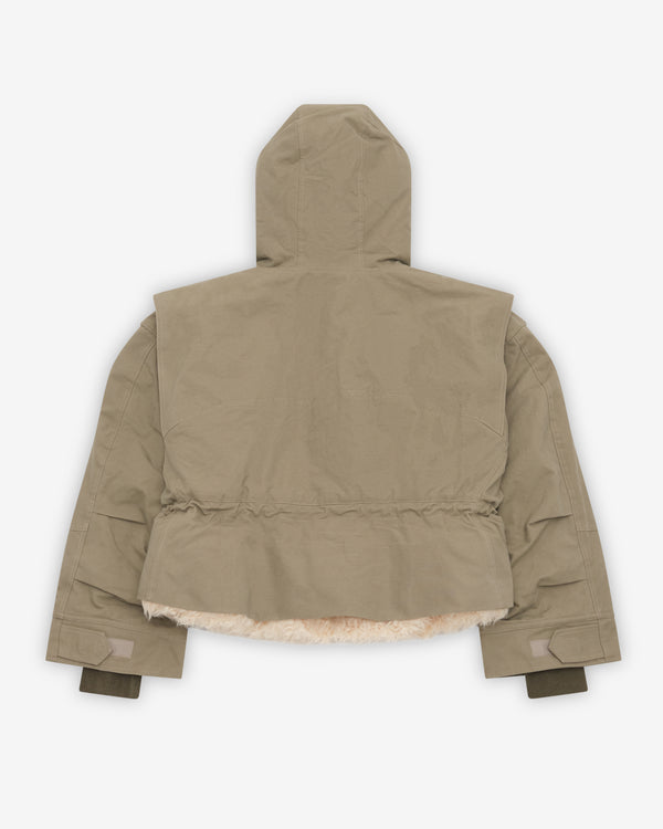 Marc Jacobs - Women's Cropped Cargo Parka - (Khaki)