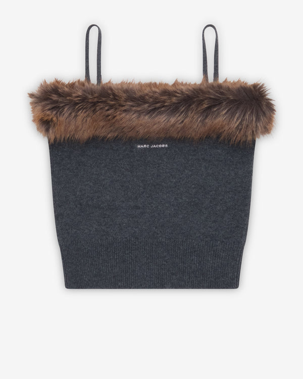 Marc Jacobs - Women's Faux Fur Lined Tank - (Charcoal)