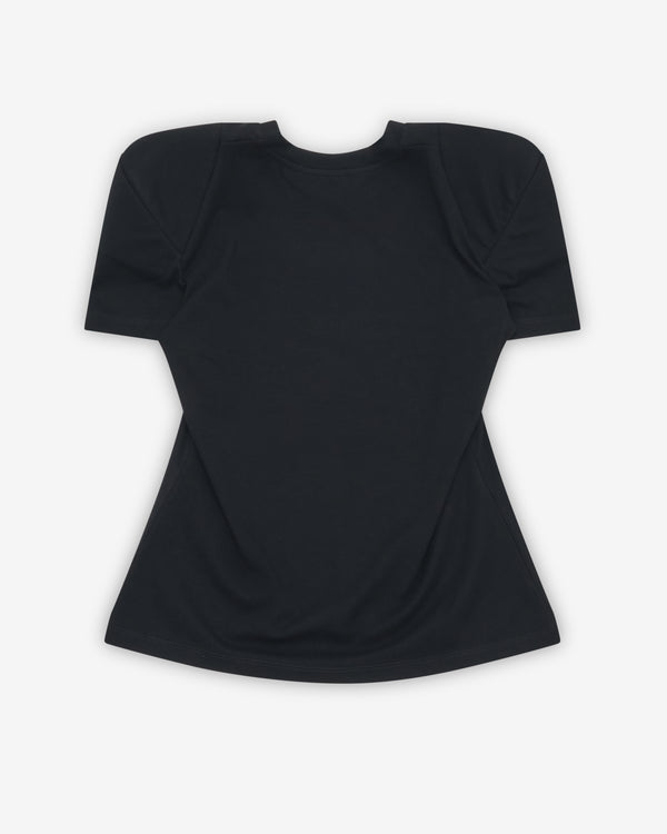 Melitta Baumeister - Woen's Foamy Shoulder Tee - (Black)