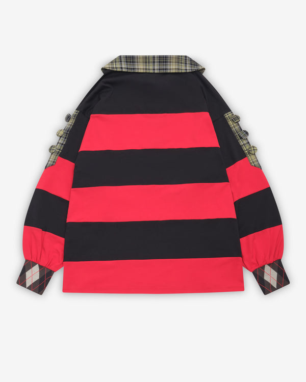 Chopova Lowena - Women's Long Sleeve Jersey Top - (Black/Red)