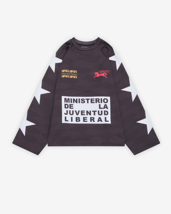 Liberal Youth Ministry - Men's Black Sport Jersey - (Black)