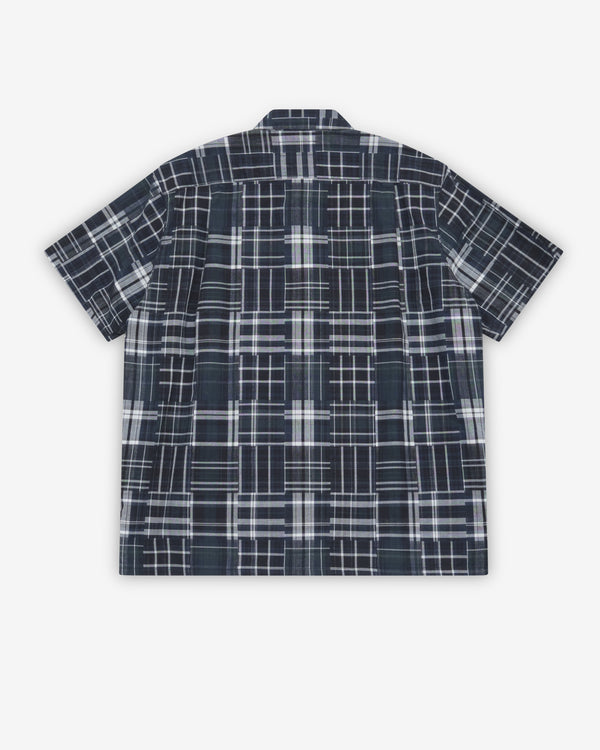 ERL - Men's Plaid Short Sleeved Shirt - (Black)