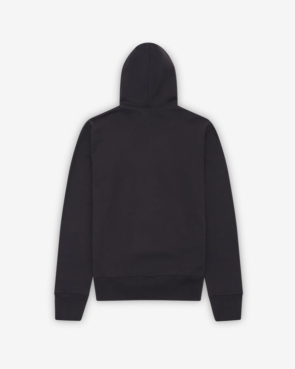 DSM Kei Ninomiya - Men's Hut Embroidery Zipped Hoodie - (Black)