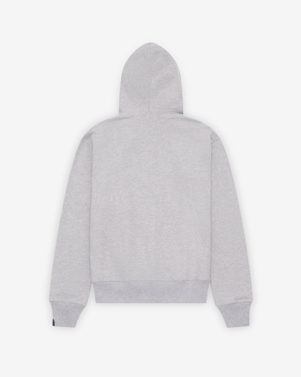 DSM Kei Ninomiya - Men's Hut Embroidery Zipped Hoodie - (Grey)