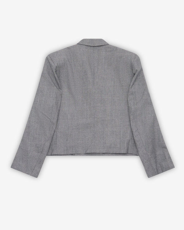 Vaquera - Women's Slouchy Blazer - (Dark Gray)
