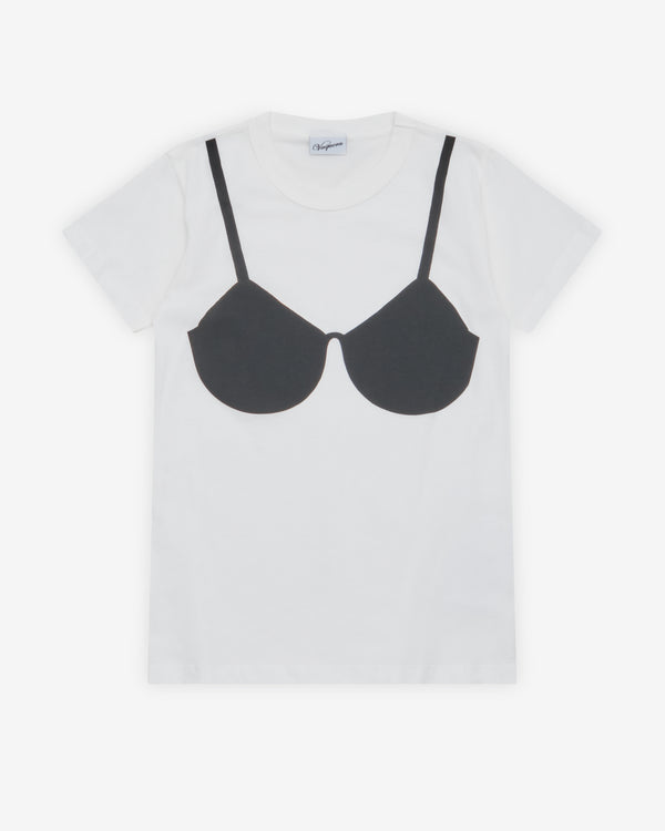 Vaquera - Women's Trompe L'Oeil Bra T-Shirt - (White)