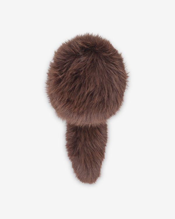 Vaquera - Women's Racoon Tail Hat - (Brown)