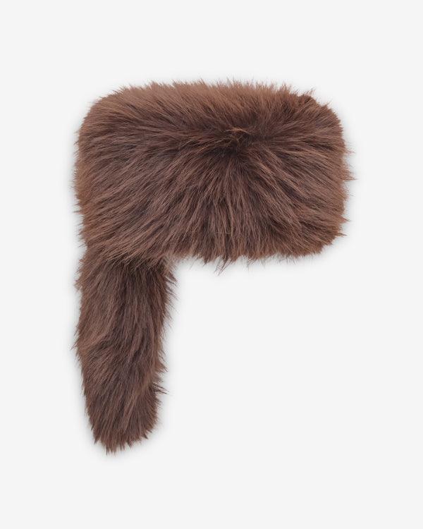 Vaquera - Women's Racoon Tail Hat - (Brown)