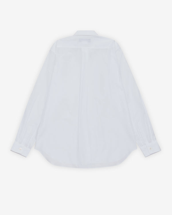 Black Comme des Garçons - Classic Blouse - (White)