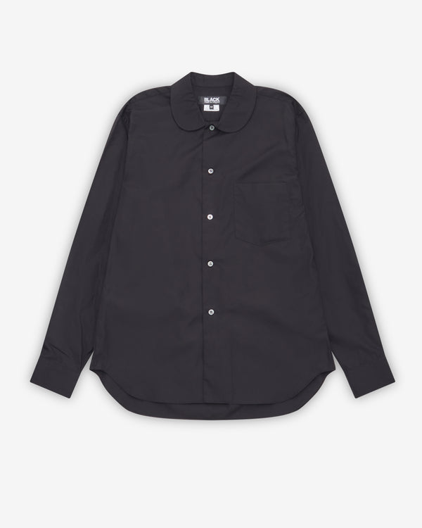 Black Comme des Garçons - Peter Pan Collar Blouse - (Black)