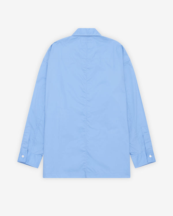 CDG Homme - Men's Technical Zip Shirt - (Sax)