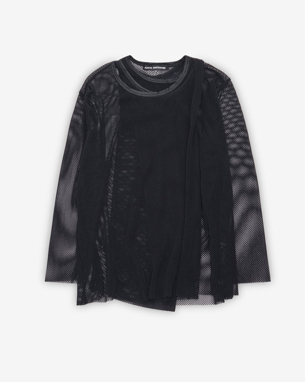 Junya Watanabe - Women's Mesh T-Shirt - (Black)