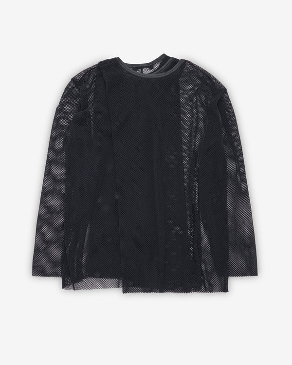 Junya Watanabe - Women's Mesh T-Shirt - (Black)