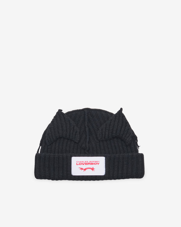 Charles Jeffrey - Men's Chunky Ears Beanie - (Black)