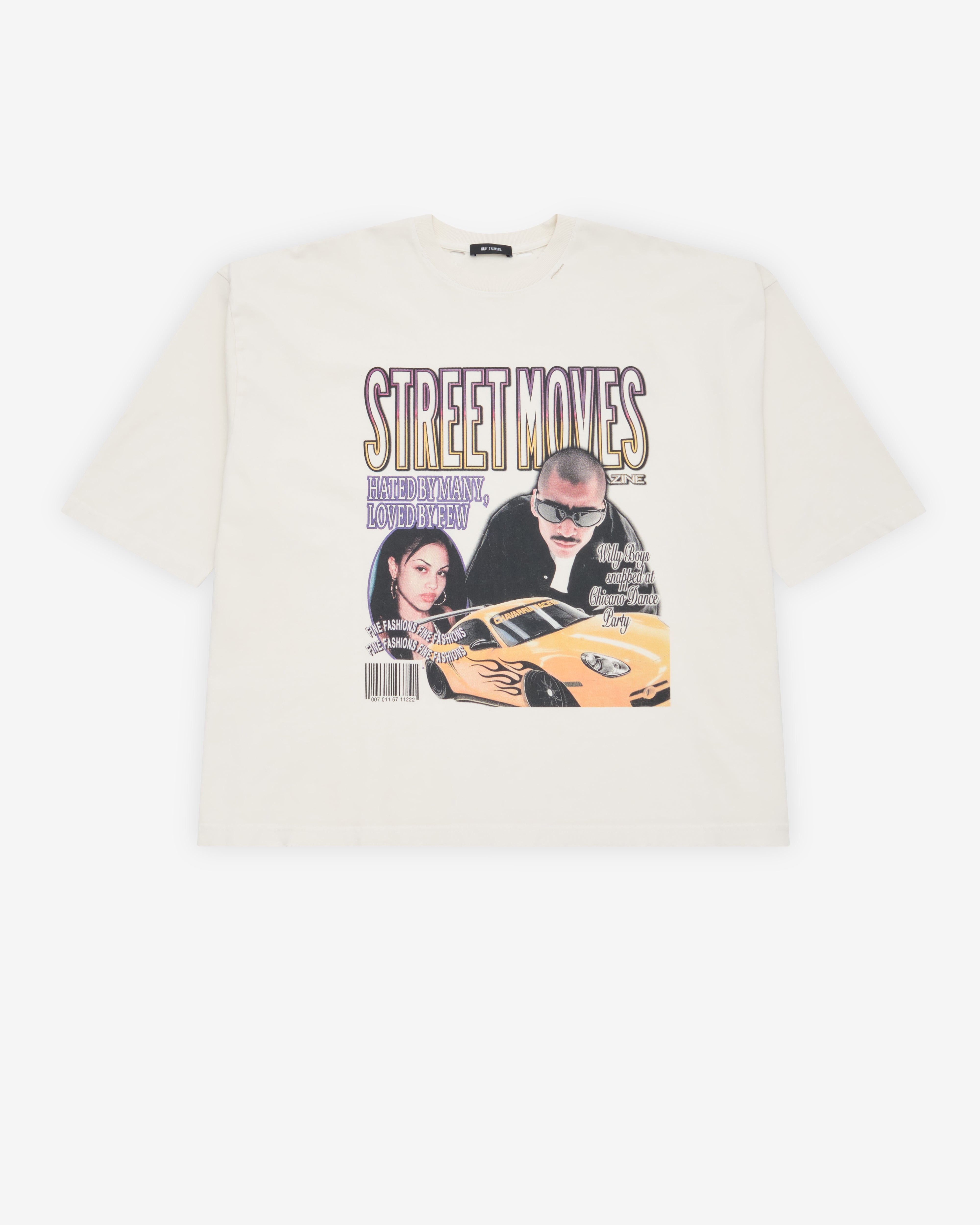 Willy Chavarria: Men's Street Moves Buffalo Tee (Masa) | DSMNY E-SHOP