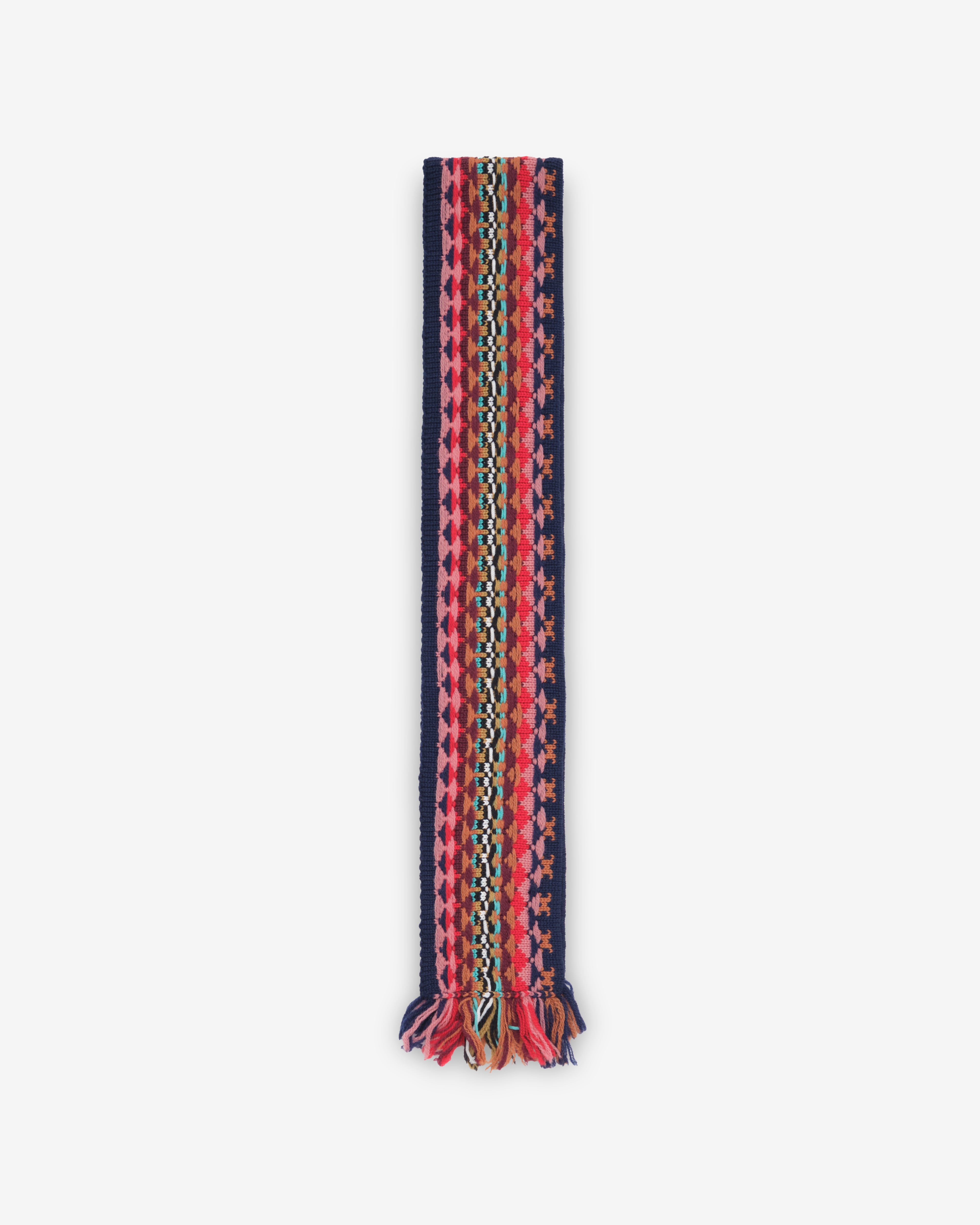 Dries Van Noten: Women's Tehila Scarf (Navy) | DSMNY E-SHOP