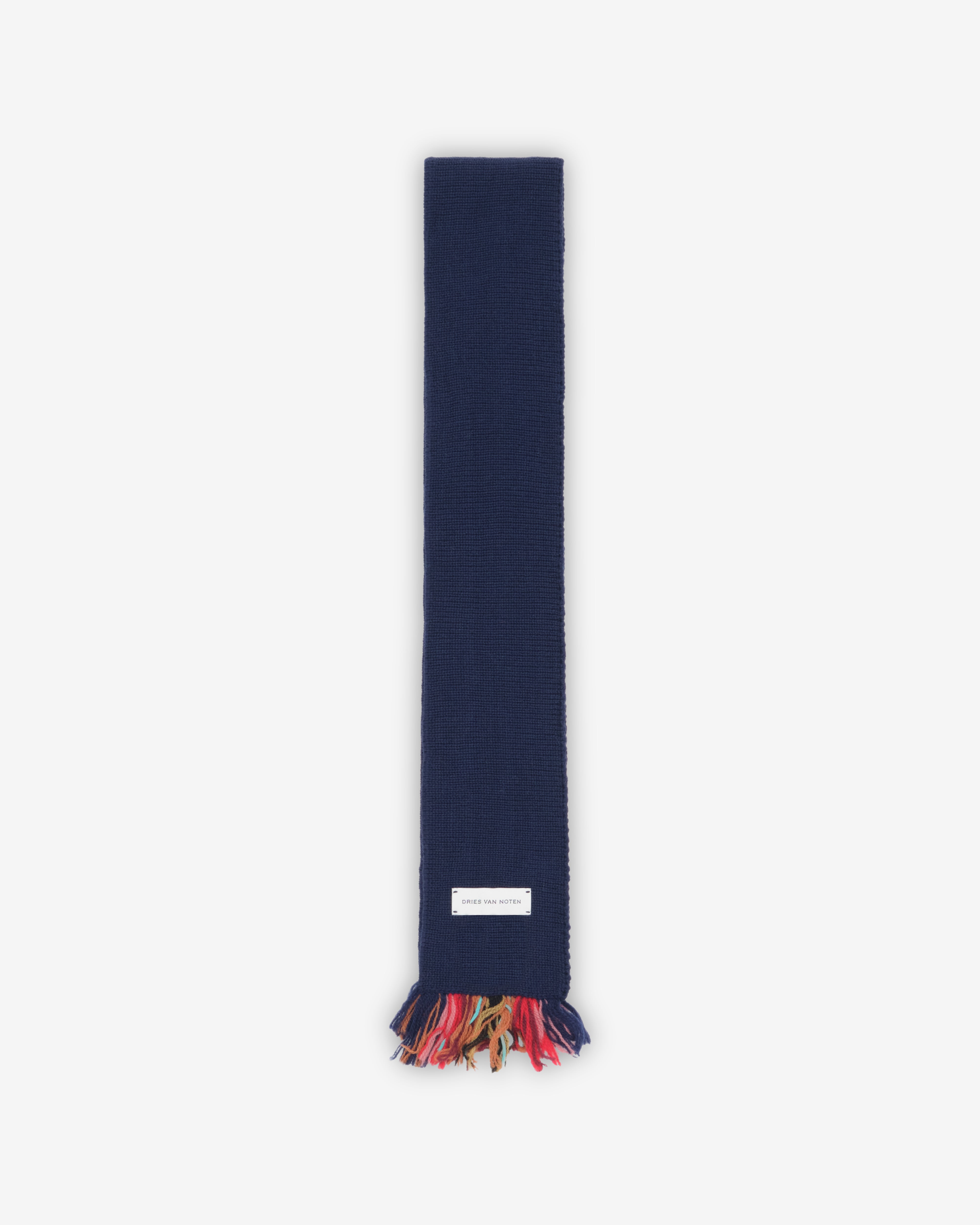 Dries Van Noten: Women's Tehila Scarf (Navy) | DSMNY E-SHOP