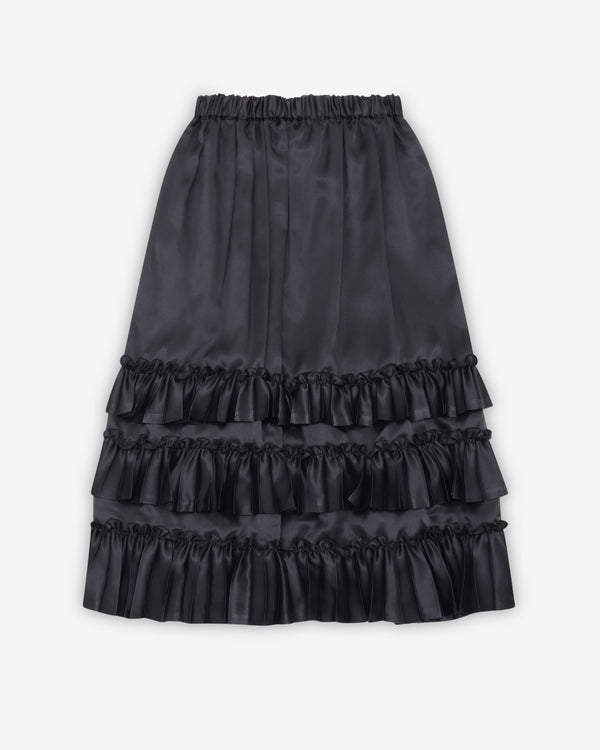 Noir Kei Ninomiya - Women's Ruffled Skirt - (Black)