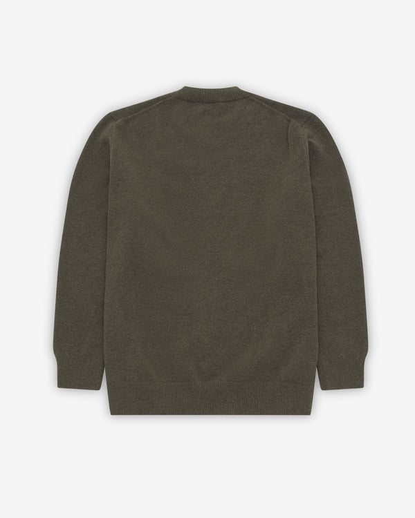 Simone Rocha - Men's Merino Lace Up Hem Jumper - (Khaki)