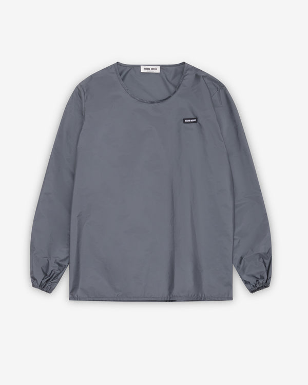 Miu Miu - Women's Technical Fabric Top - (Hematite)