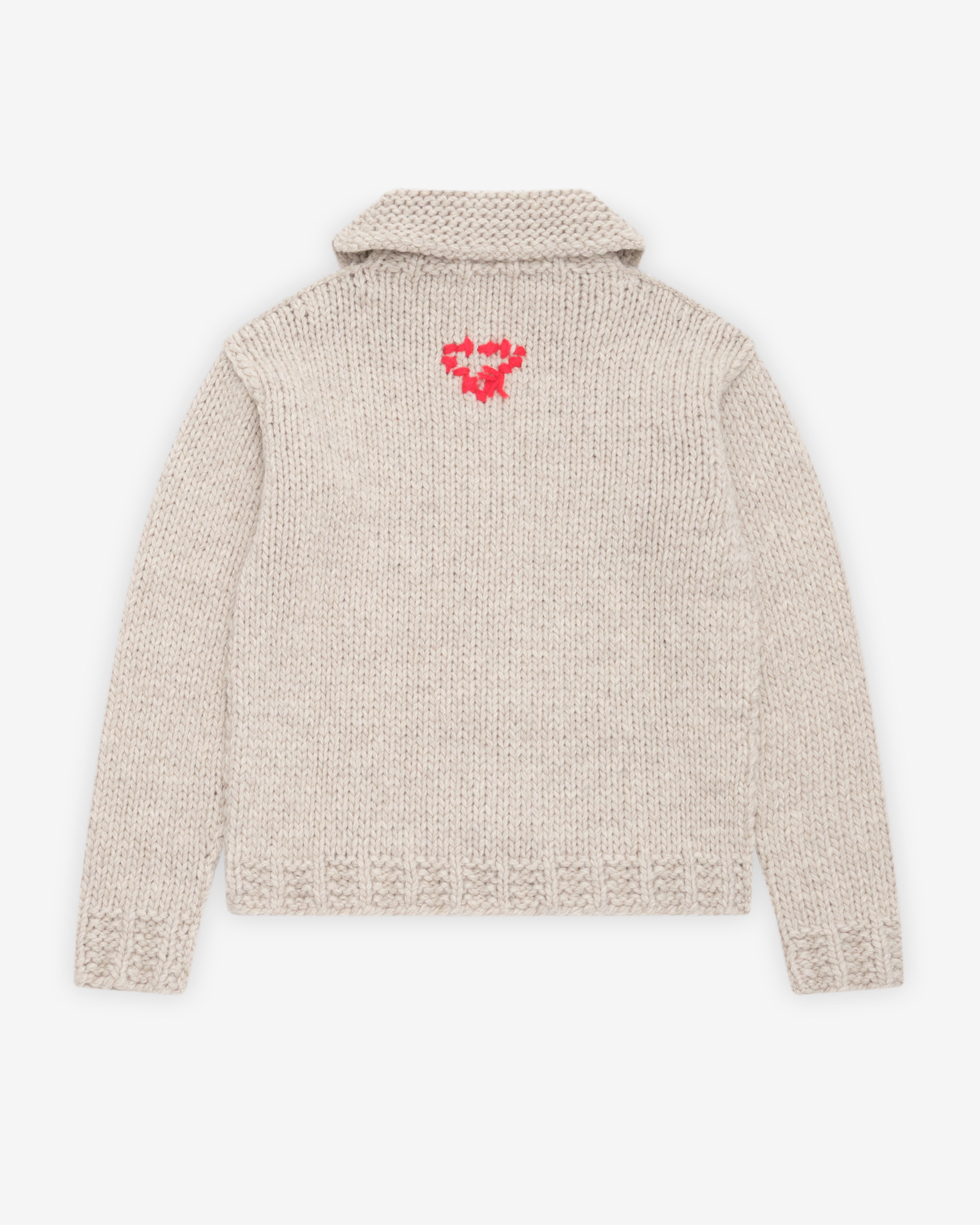 Prada: Women's Wool Zipper Cardigan (Ivory) | DSMNY E-SHOP
