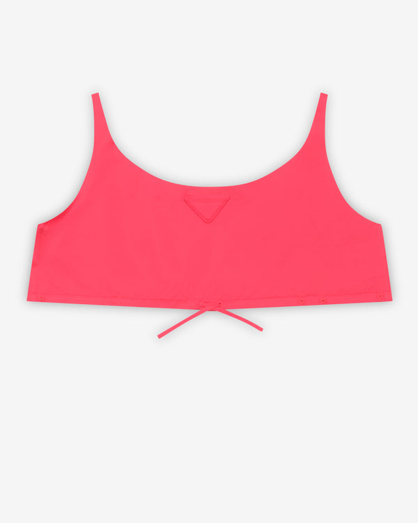 Prada - Women's Duchesse Crop Top - (Lacquer Red)