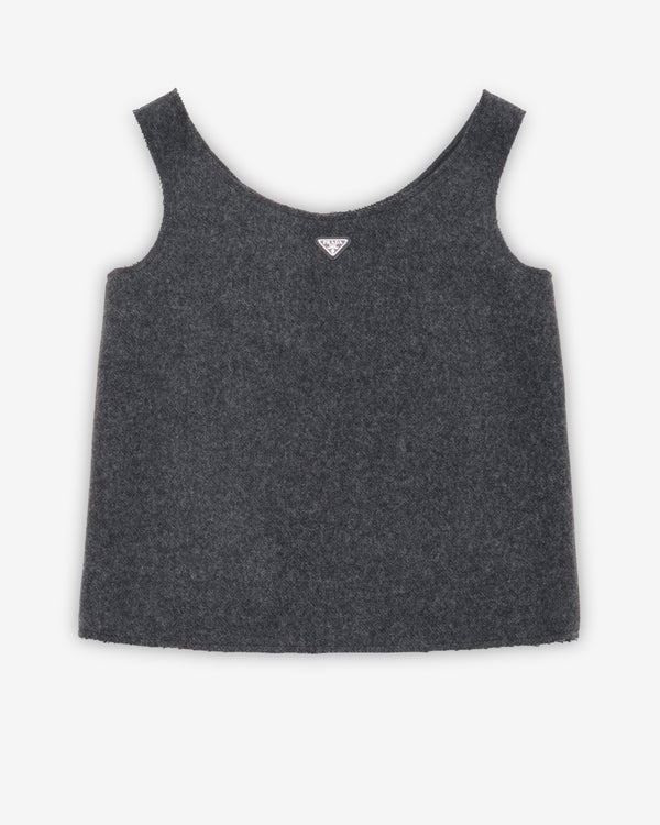 Prada - Women's Shetland Wool Top - (Anthracite)
