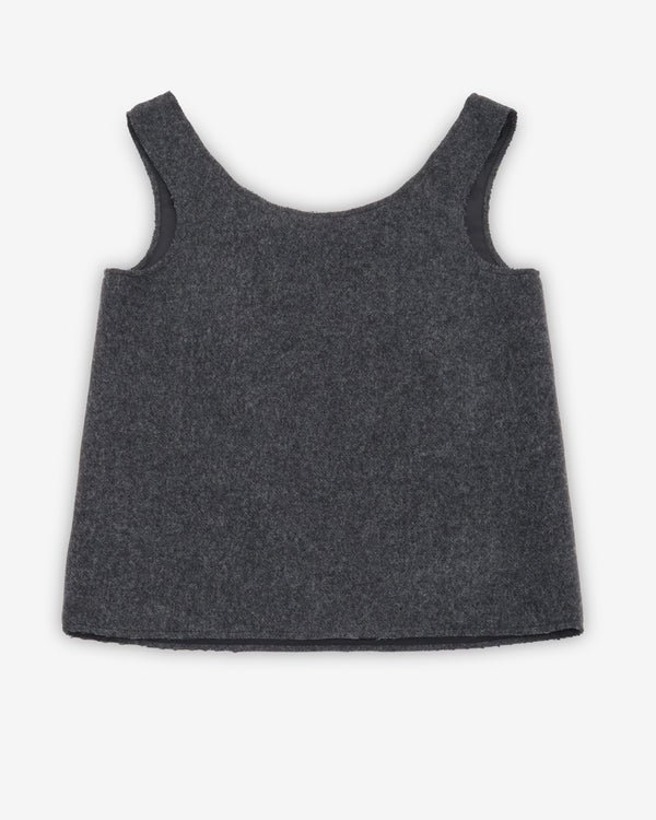 Prada - Women's Shetland Wool Top - (Anthracite)