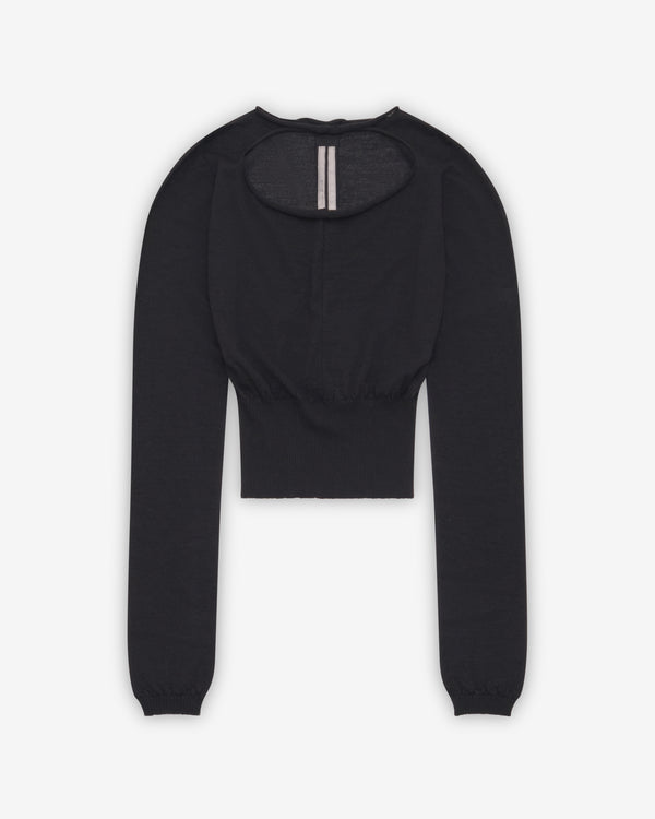 Rick Owens - Women's Slashed Cropped Pullover - (Black)